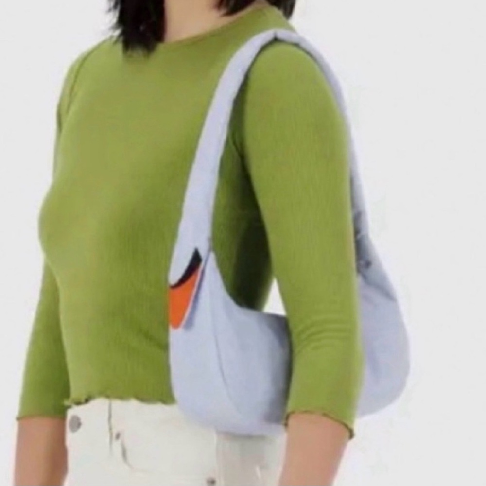 NWT / BAGGU SWAN BAG IN Grey/Lavendar